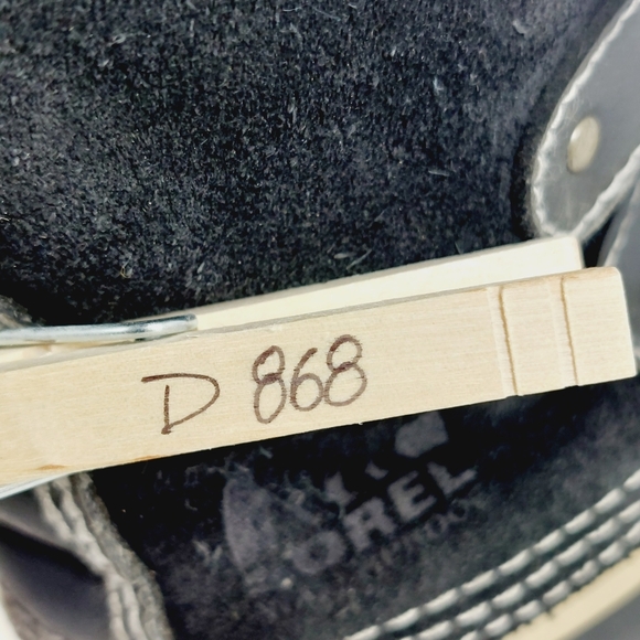 Sorel Joan of Arctic Black Leather Waterproof Lace Up Winter Boots D868 - Picture 10 of 10